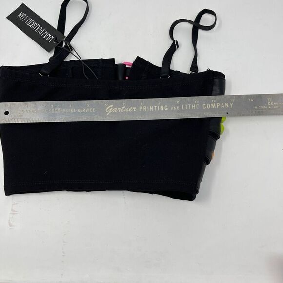 Dolls Kill Multicolor Current Mood Damage Control Buckle Tank Top Size 2XS NWT - Picture 8 of 8